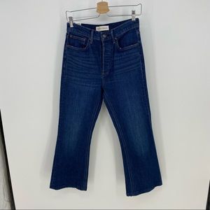 Denim Forum The Marianne Flare cropped Jeans Petite Size 27